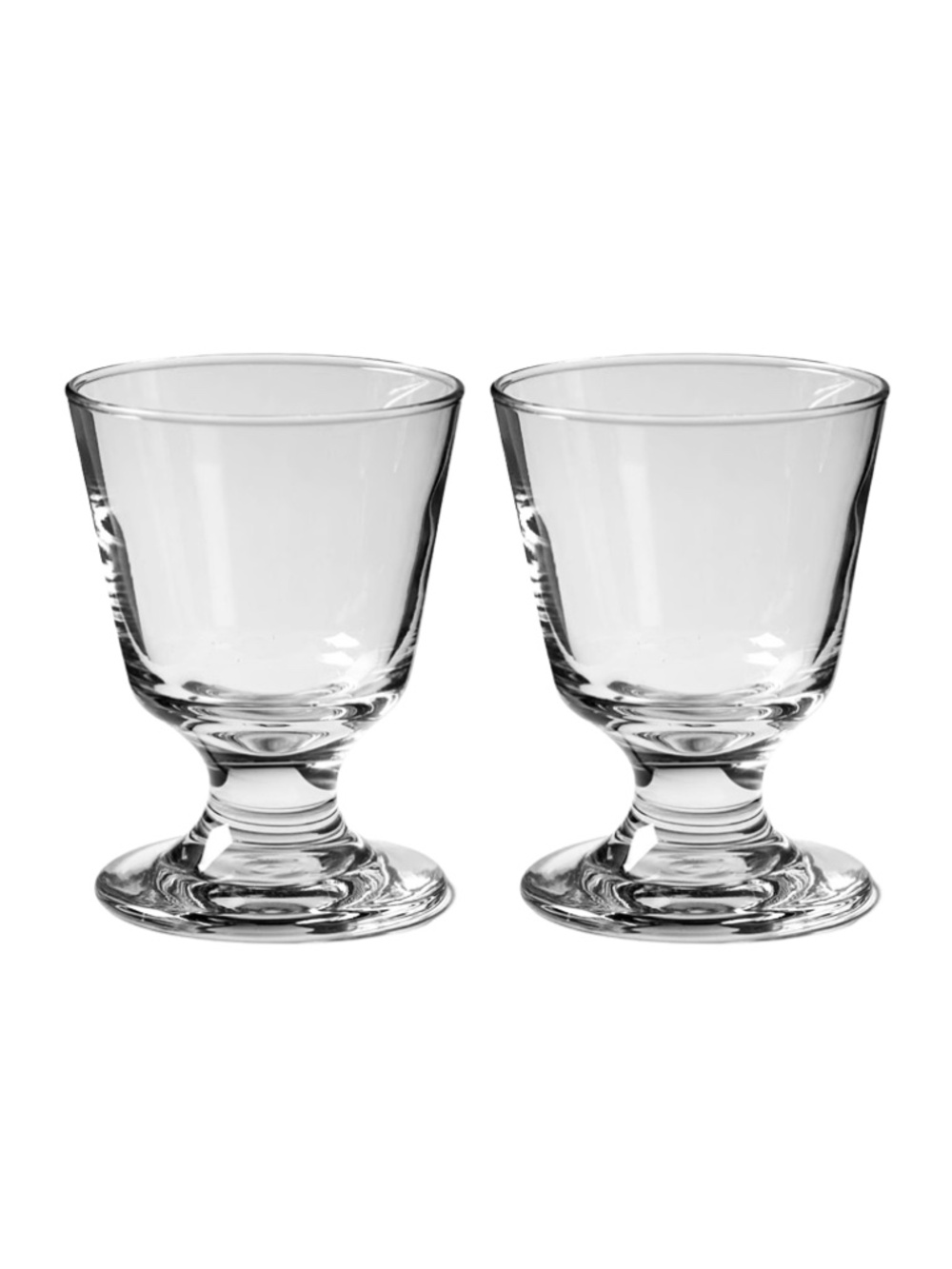 Embassy On the Rocks Glass by LIBBEY GLASS COMPANY S/2 NEW Footed Drink Ware
